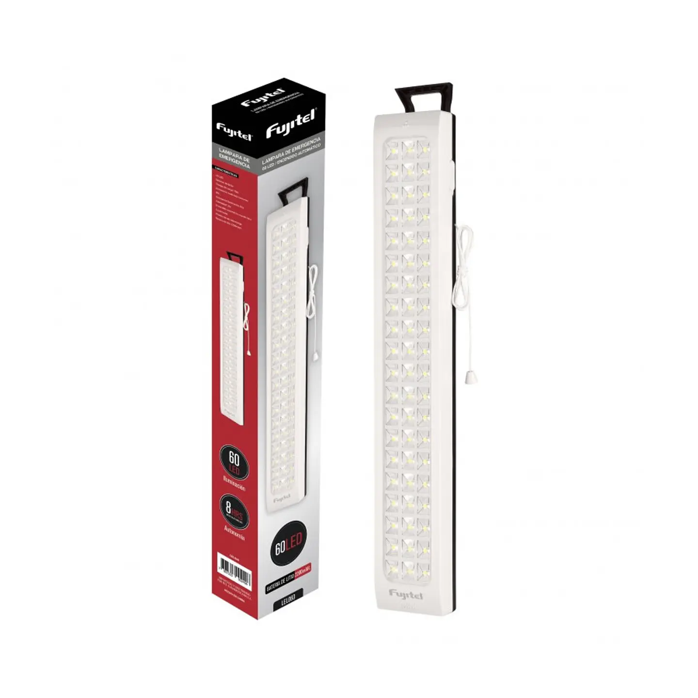 Lampara de emergencia 60 Led Fujitel Recargable 2