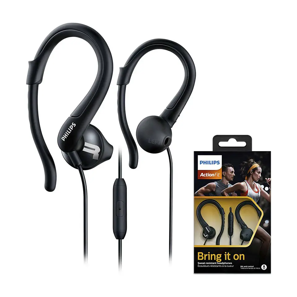 Audífono Philips Action Fit Manos Libres Negro 5