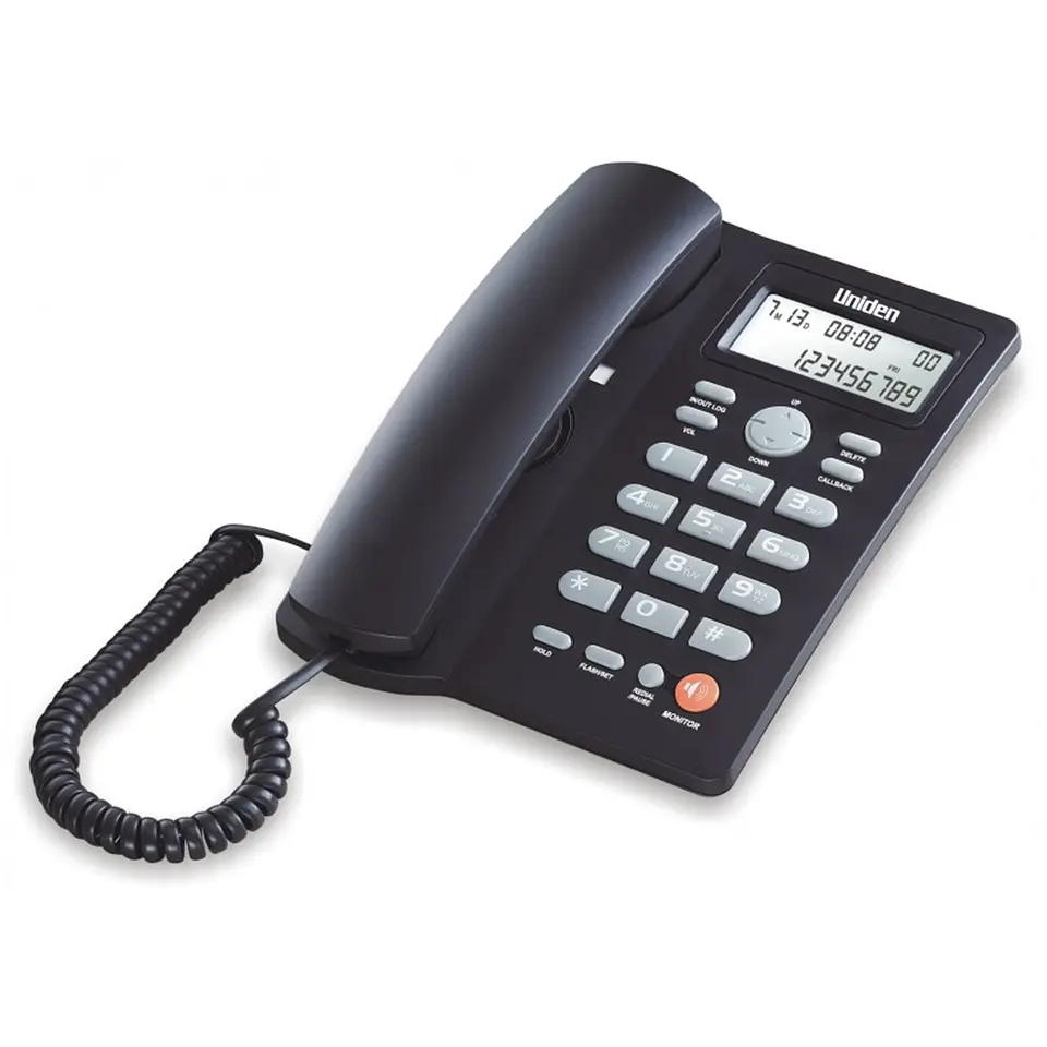 Teléfono Fijo Sobremesa Uniden AS7413 Negro 1