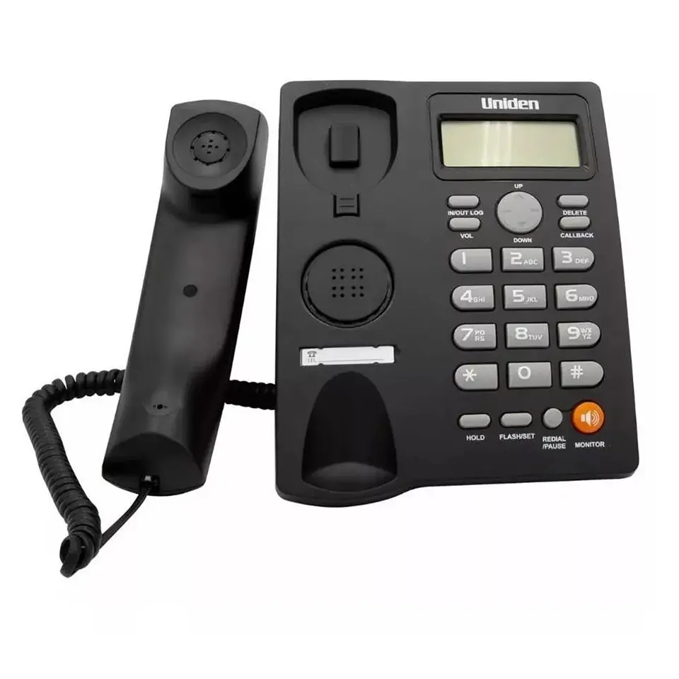 Teléfono Fijo Sobremesa Uniden AS7413 Negro 3