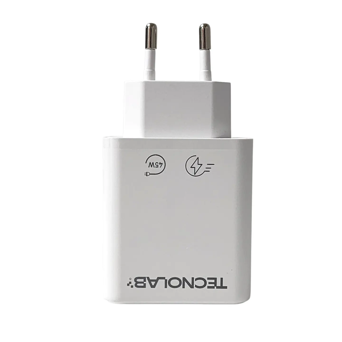 Cargador Ultra Rápido 45W QC 3.0 TL810 Doble Puerto Tecnolab 1