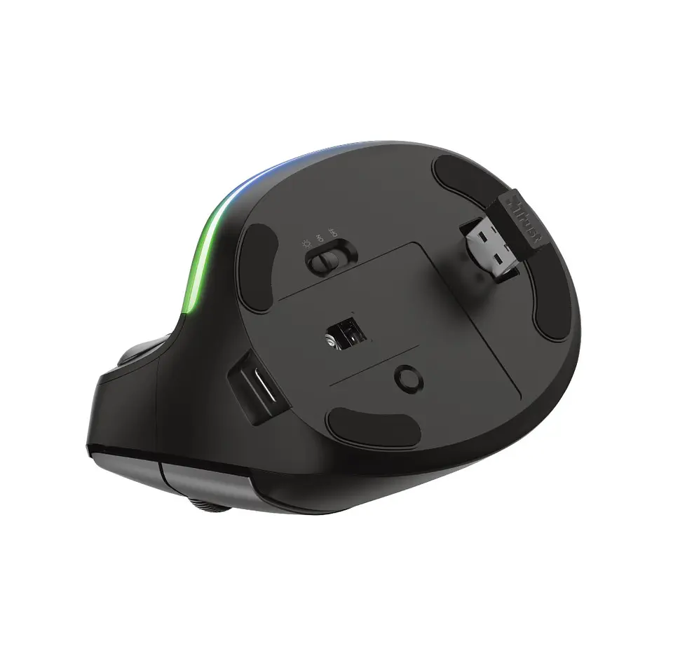 Mouse Vertical Ergonomico Recargable Bayo Trust 4