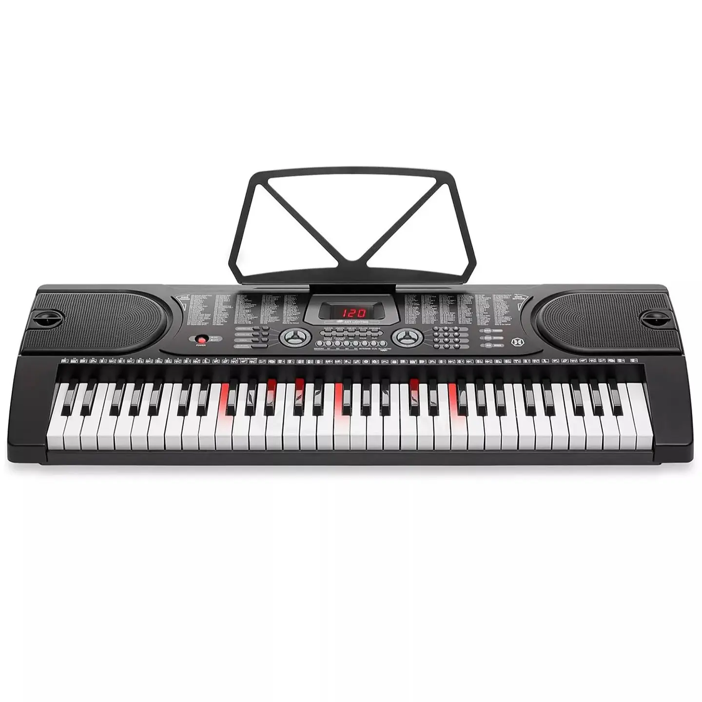 Teclado Elect Musical 61 teclas HX0076 + Micrófono Hendrix 2