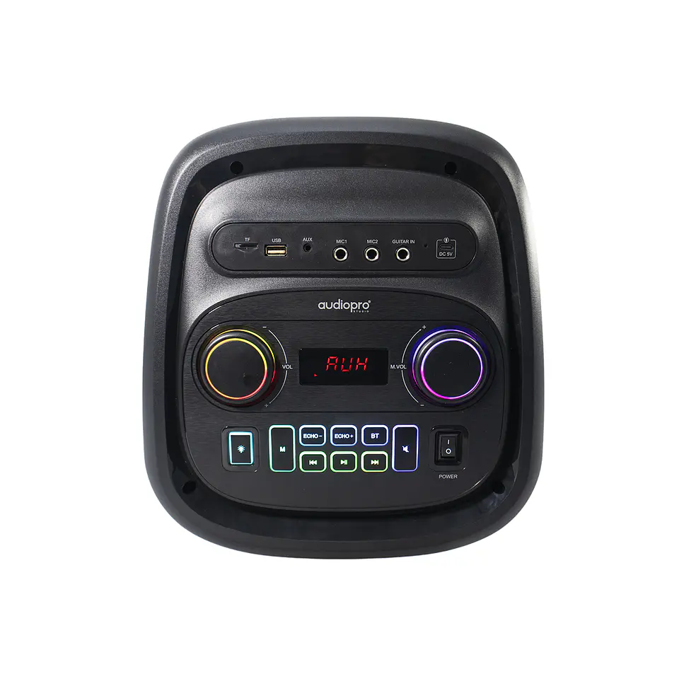 Parlante karaoke Vibe Tone Max AP02114 Led BT + Mic Audiopro 5000w 4
