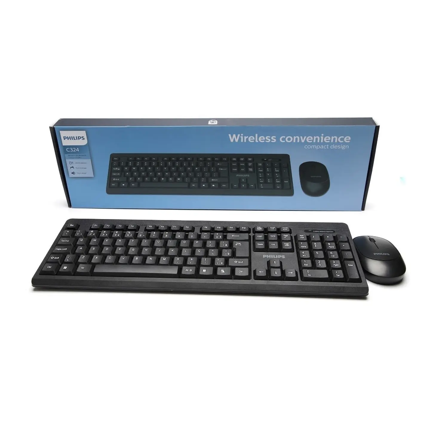 Kit Combo Teclado y Mouse Inalambrico Philips C324 2