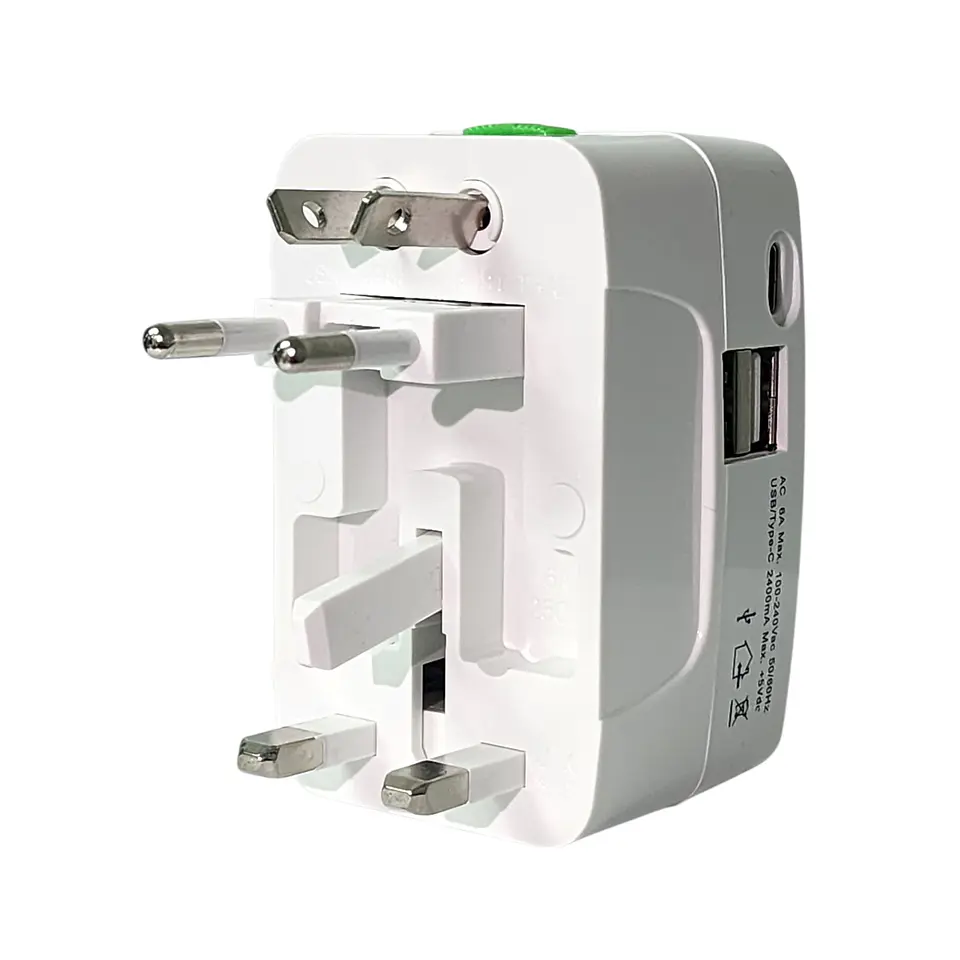 Adaptador Enchufe Universal Viaje VoltWorld TL777 Tecnolab 3