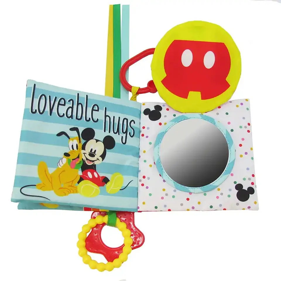 Libro Sensorial Disney Con Mordedor Mickey  7