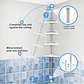 Organizador Esquinero Ducha Baño Multiuso 4 Niveles Ajustable - Miniatura 8