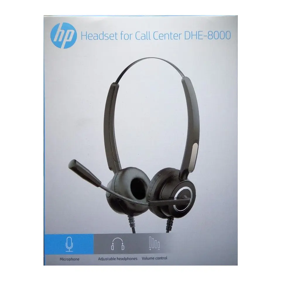 Audifonos HP DHE-8000 Headset Conexion Usb 2