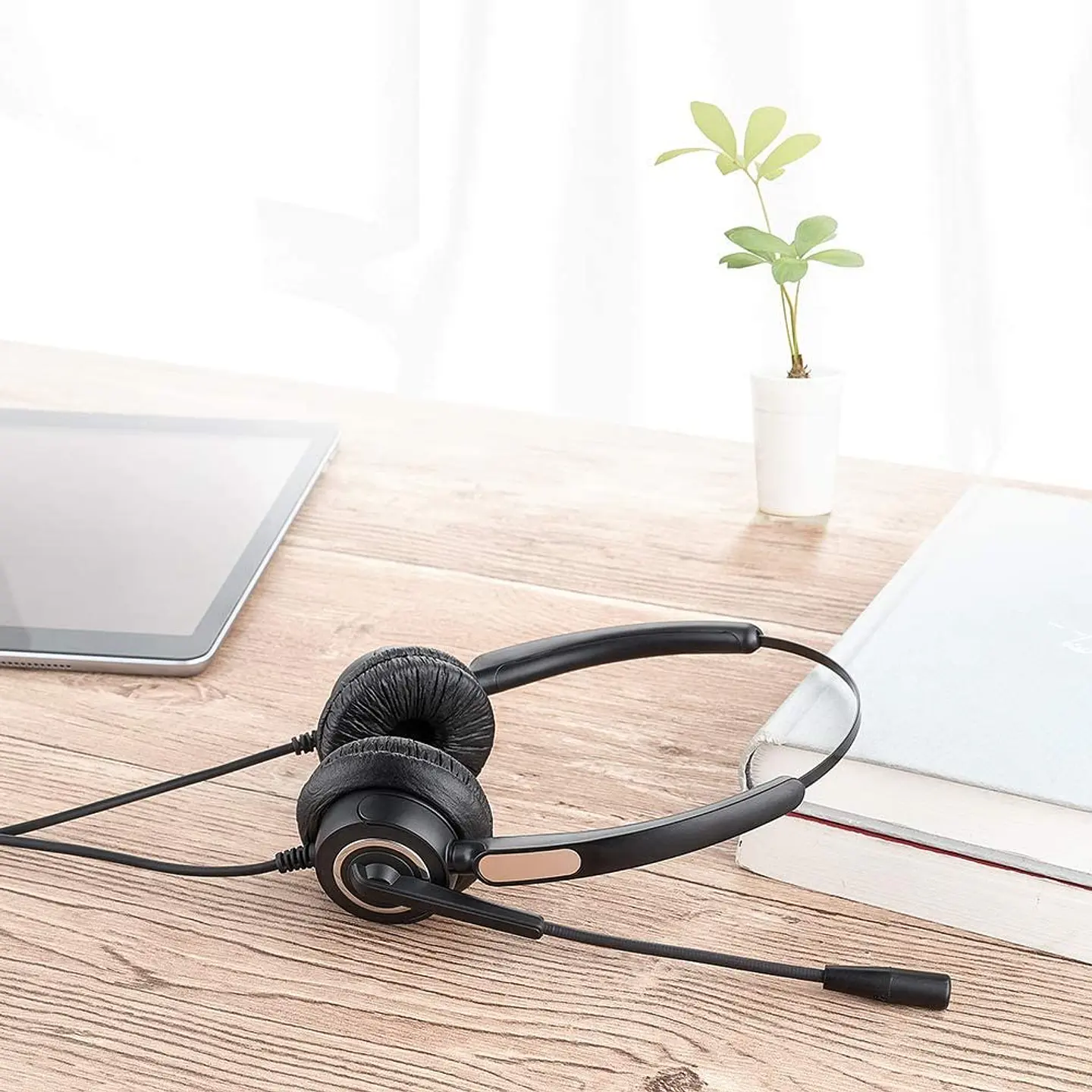 Audifonos HP DHE-8000 Headset Conexion Usb 4