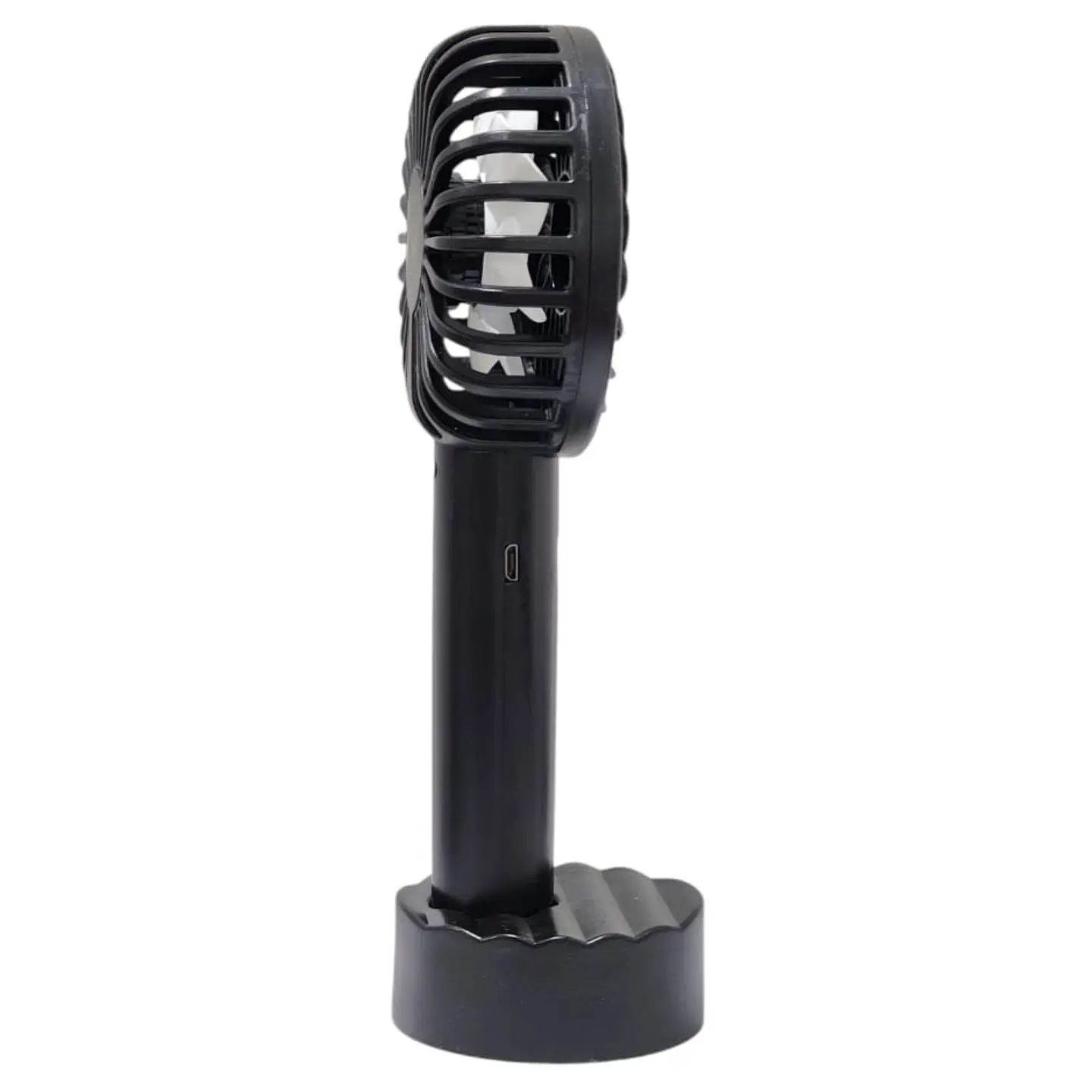 Ventilador Recargable Portátil Con Soporte Negro TL672BK 3