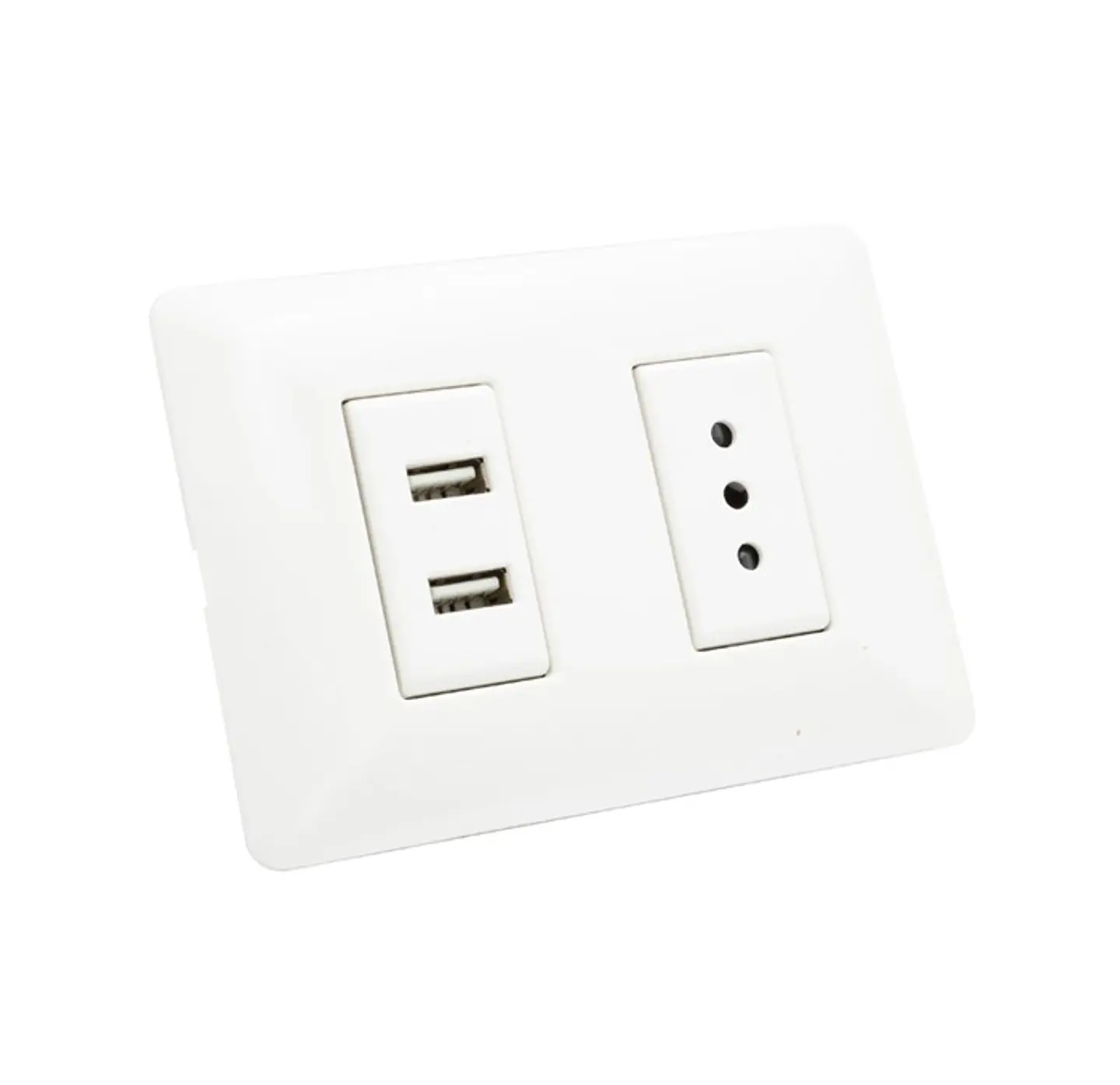 Enchufe Tomacorriente Simple con 2 USB Philco 1