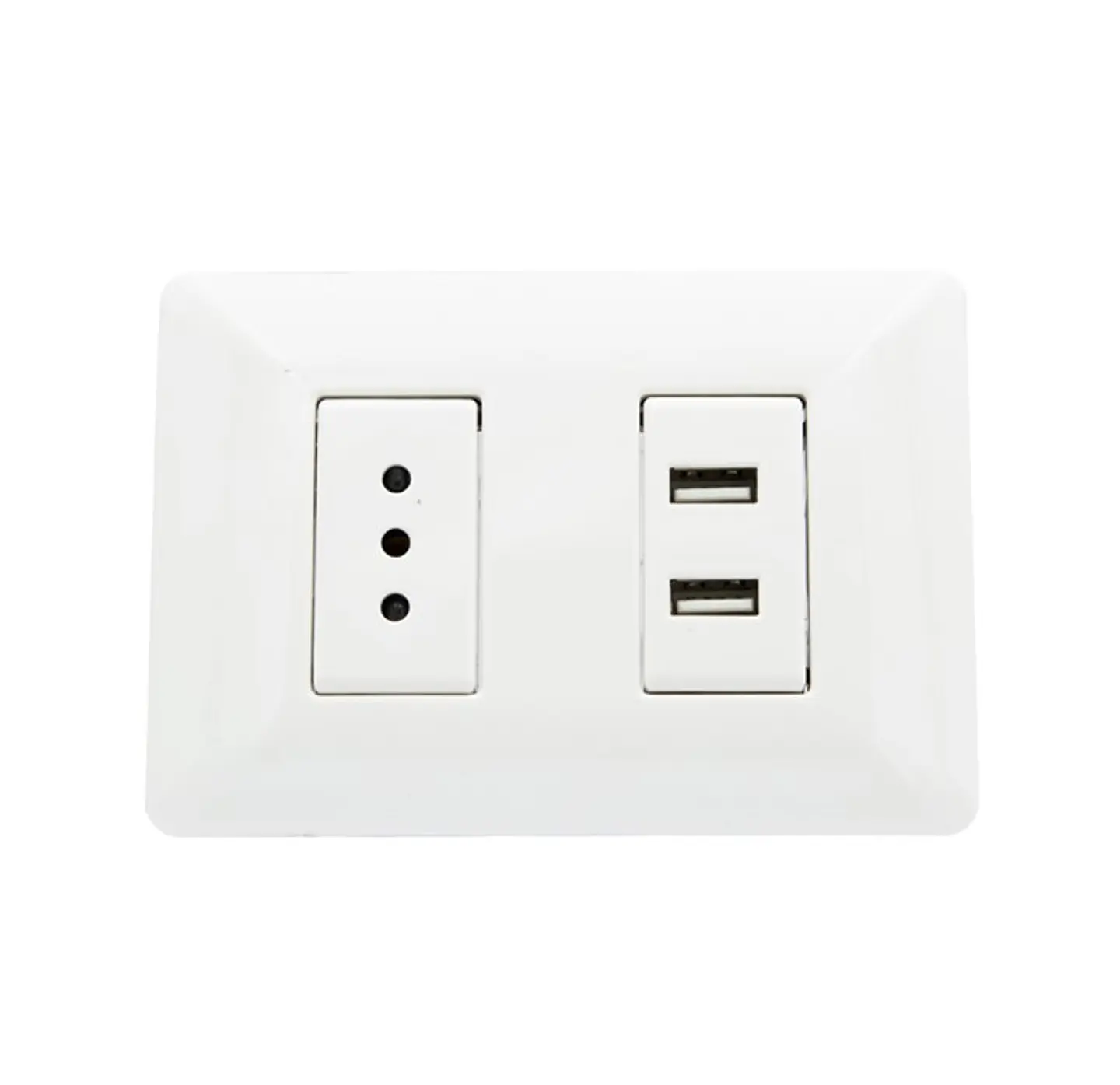Enchufe Tomacorriente Simple con 2 USB Philco 2