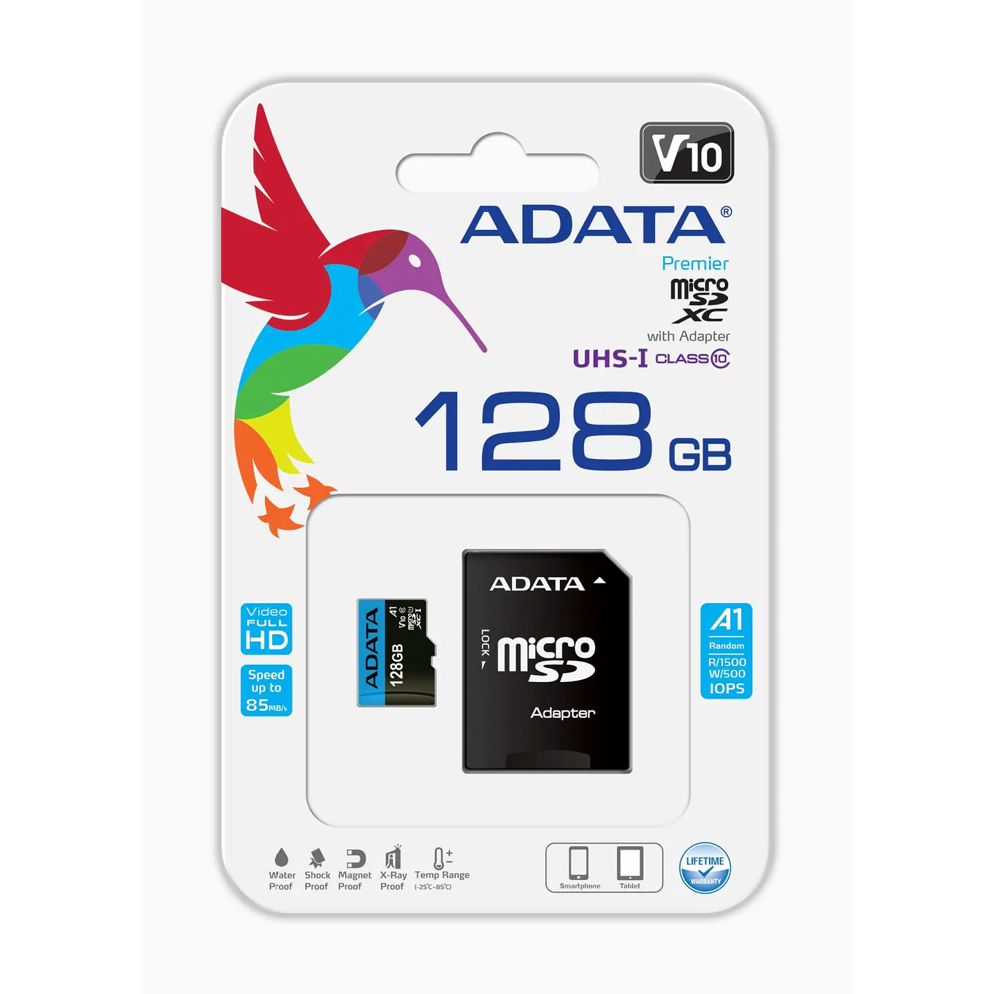 Tarjeta Memoria Micro SD XC 128 GB Adata 2