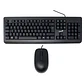 Kit Combo Teclado y Mouse KM-160 Cableado - Miniatura 3