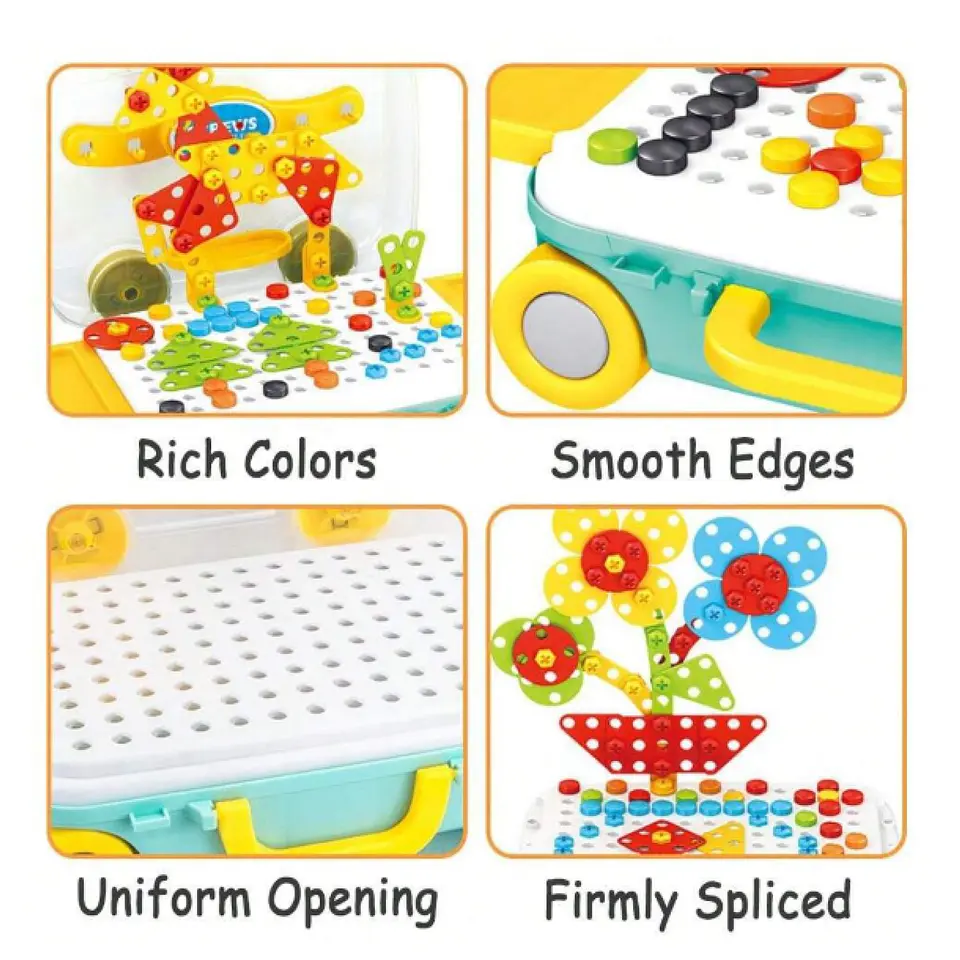 Juego de Habilidades Maleta Portátil 183pz para Armar 55534 4
