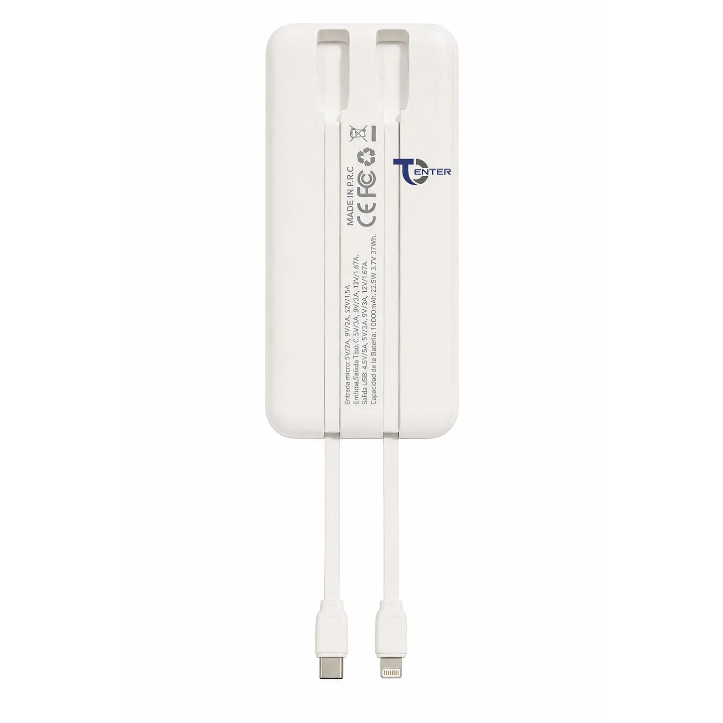 Batería Portátil Powerbank 10.000 Tecnolab 22.5w TL538W 4