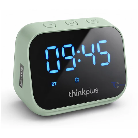 Reloj Despertador Parlante BT Lenovo TS13 Verde