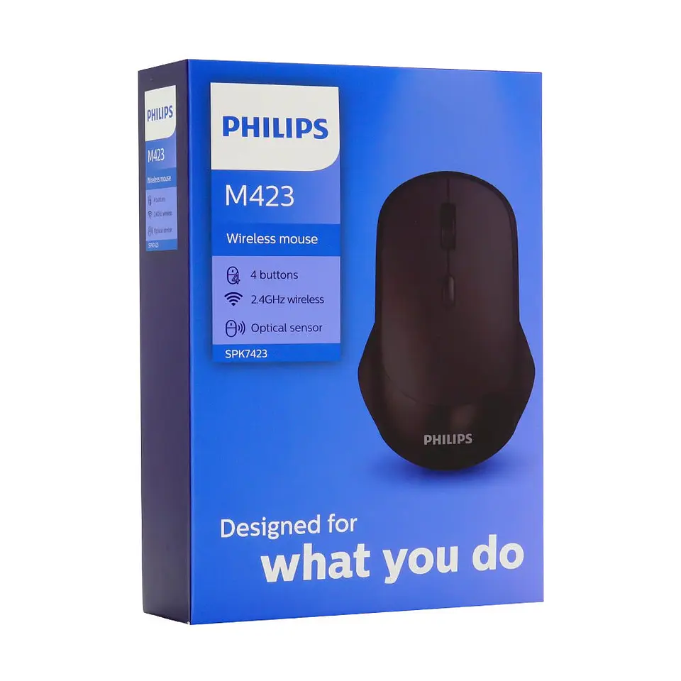 Mouse inalambrico Philips SPK7423 negro 2