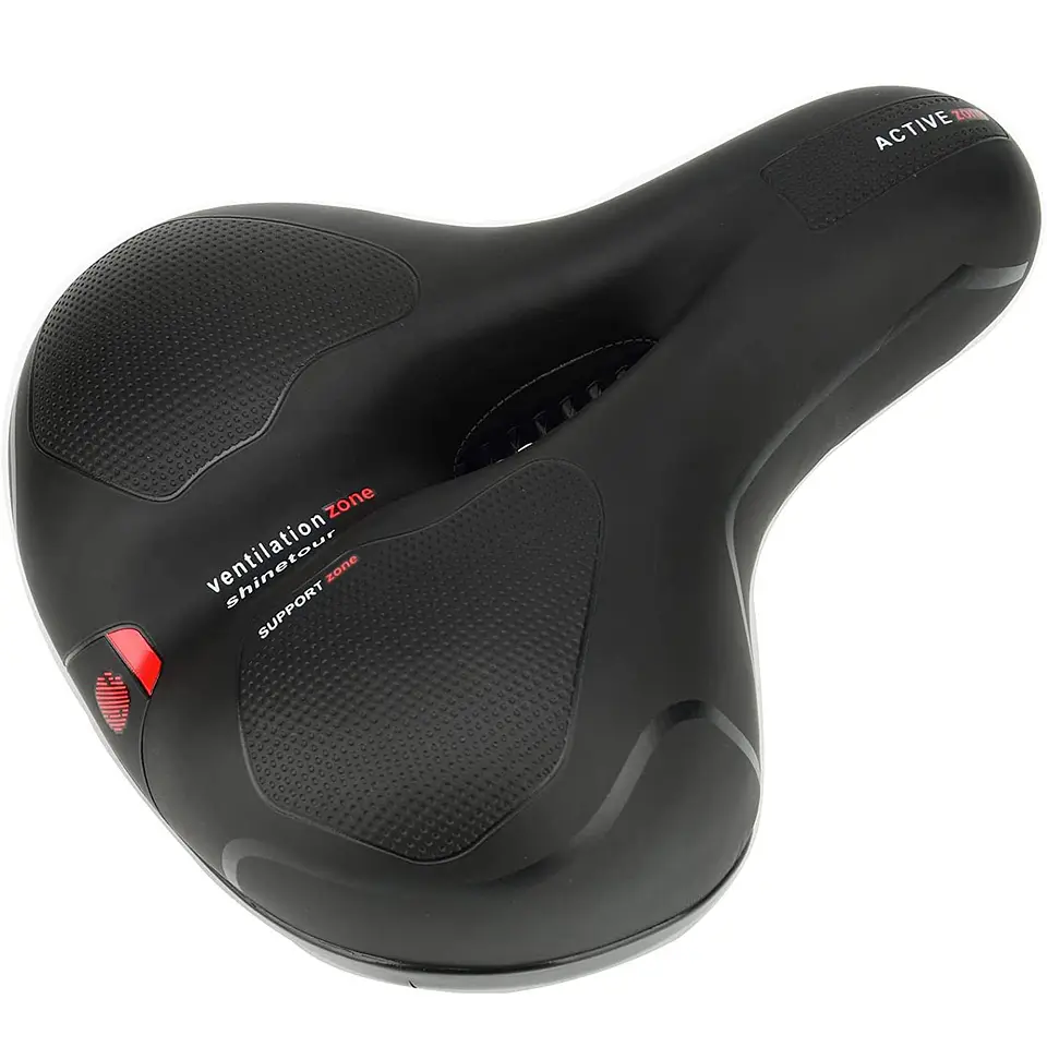 Sillín Silla Asiento Bicicleta Cómodo Prostático Reflectivo 2