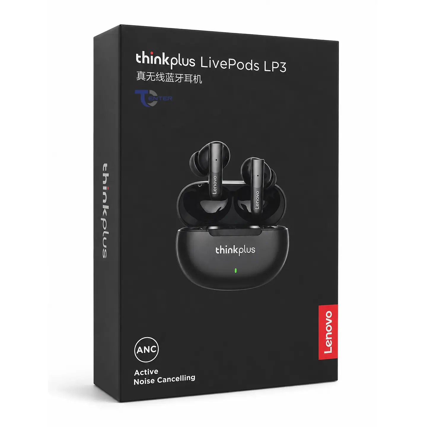 Audífonos Lenovo ThinkPlus LivePods LP3 Bt 5.2 ANC Negros 2