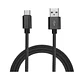 Cable Xiaomi Mi Braided USB Tipo-C Cable 100cm Negro - Miniatura 1