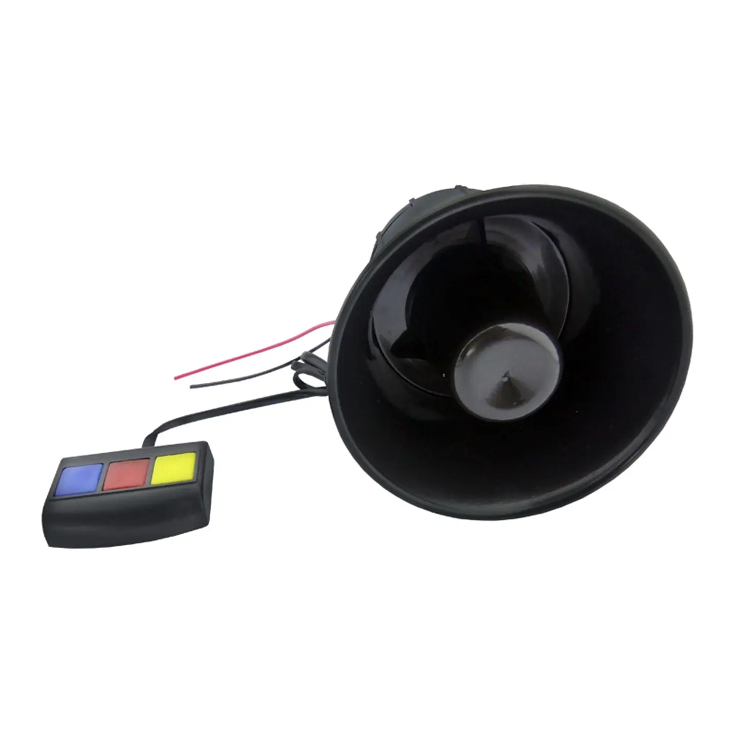 Bocina Sirena Policial Pato 3 Tonos Moto Auto 12v 3