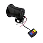 Bocina Sirena Policial Pato 3 Tonos Moto Auto 12v - Miniatura 4