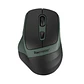 Mouse Tecmaster Dual Bluetooth Recargable Inalámbrico Verde - Miniatura 1