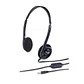 Audífono Genius Hs-m200c con Micrófono Negro - Miniatura 1