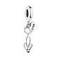 Charm Dije Plata 925 Gato Sentado - Miniatura 1