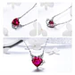 Collar Plata 925 Corazon Diablo Rojo - Miniatura 3
