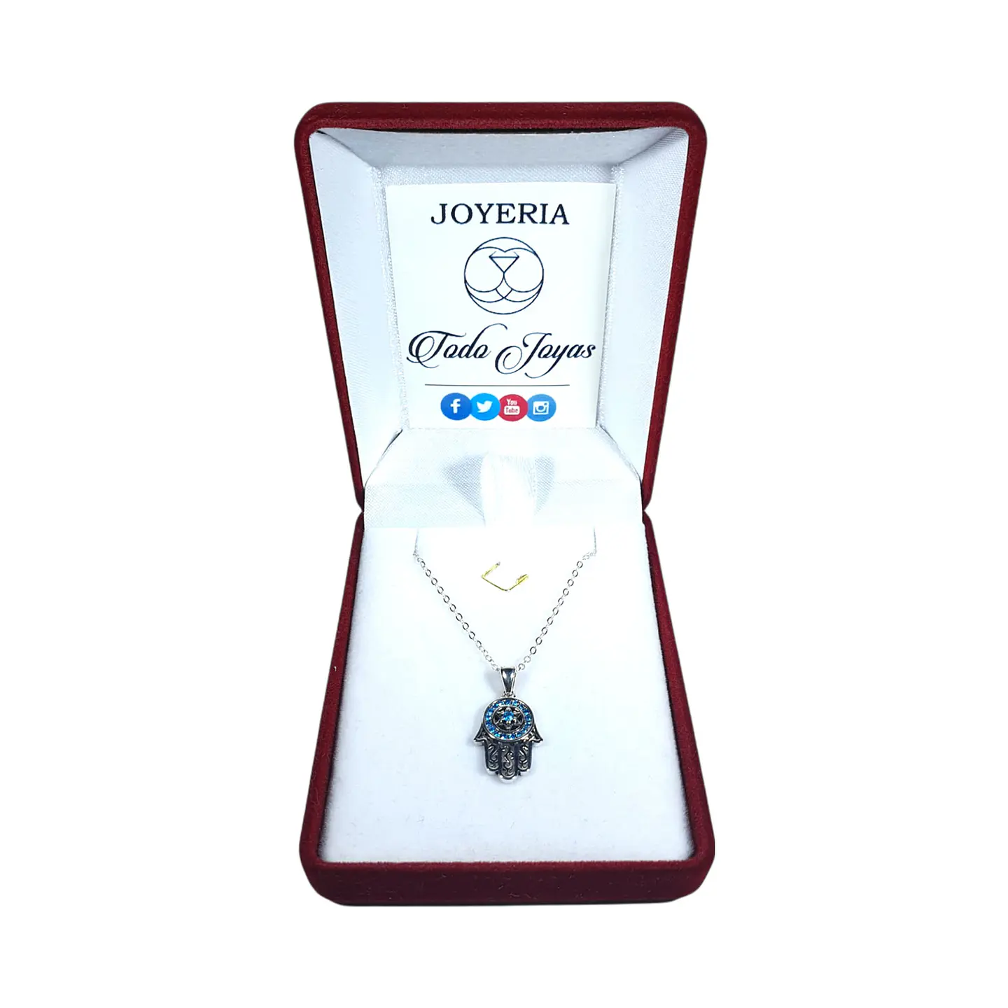 Collar Plata 925 Hamsa Mano de Fatima 2