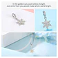 Charm Dije Plata 925 Copo de Nieve - Miniatura 4