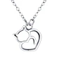 Collar Plata 925 Gatito Plateado - Miniatura 1