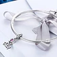 Charm Dije Plata 925 Amo a Mi Familia - Miniatura 3