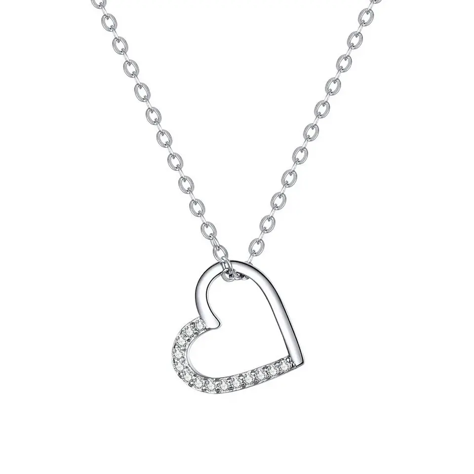 Collar Plata 925 Mini Corazon Circones 1
