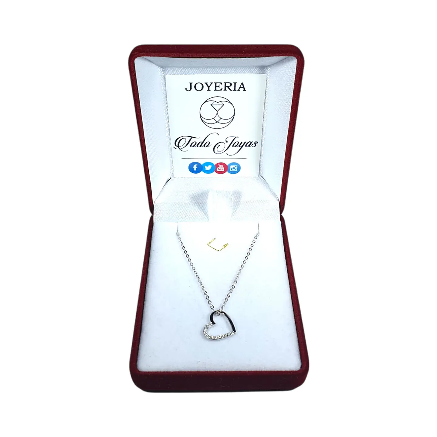 Collar Plata 925 Mini Corazon Circones 2