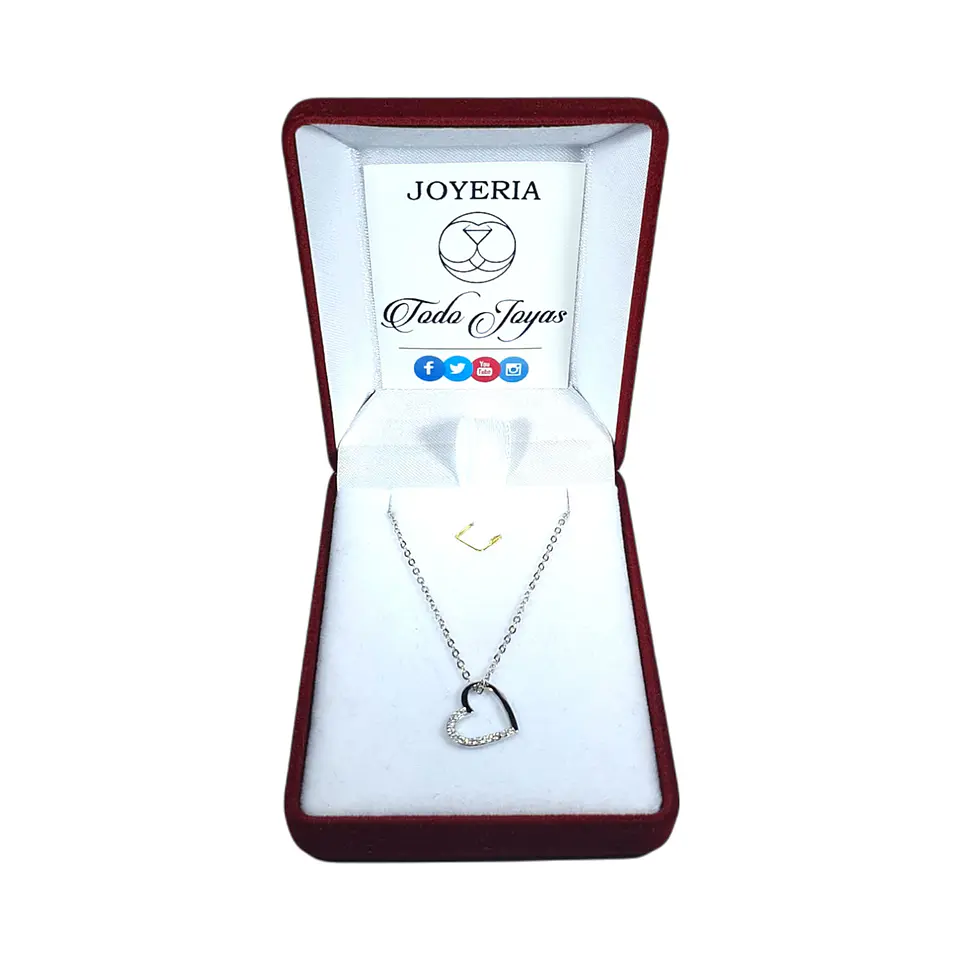 Collar Plata 925 Mini Corazon Circones 2