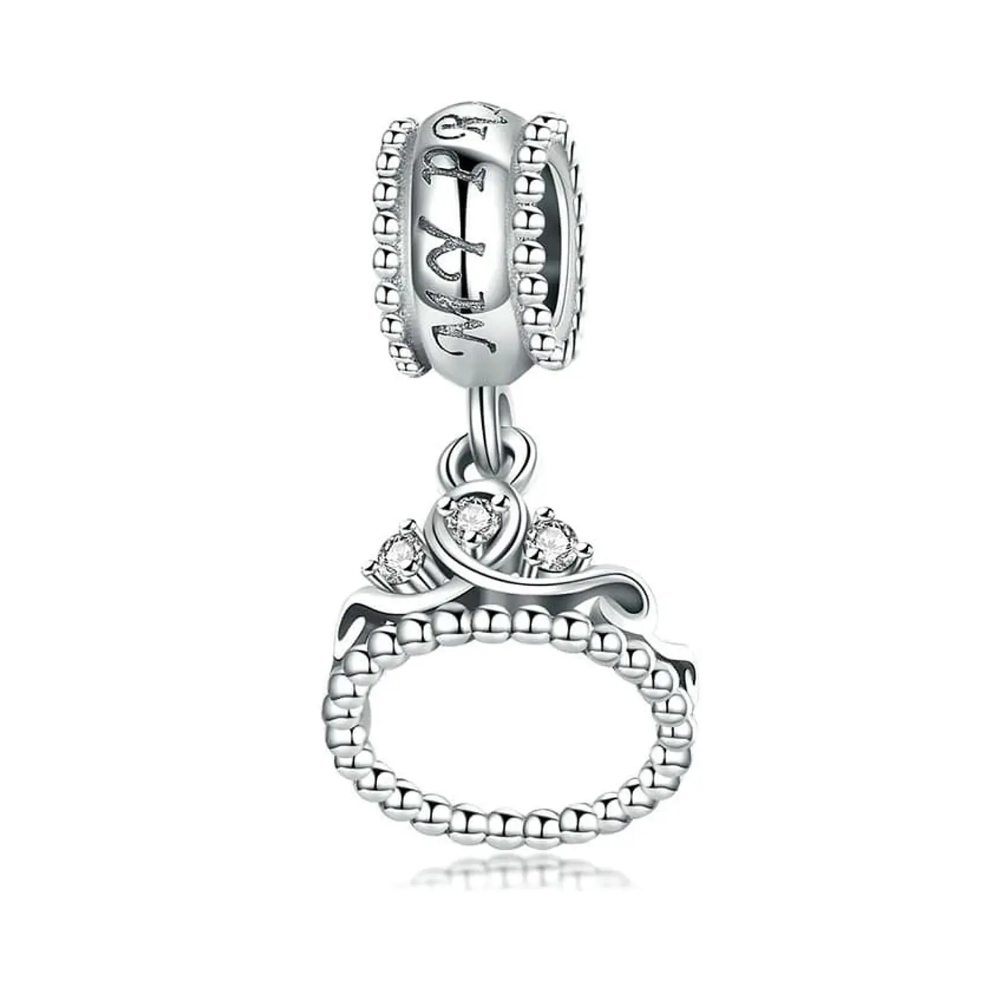 Charm Dije Plata 925 Corona Princesa 1