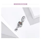 Charm Dije Plata 925 Llave Elegante - Miniatura 4