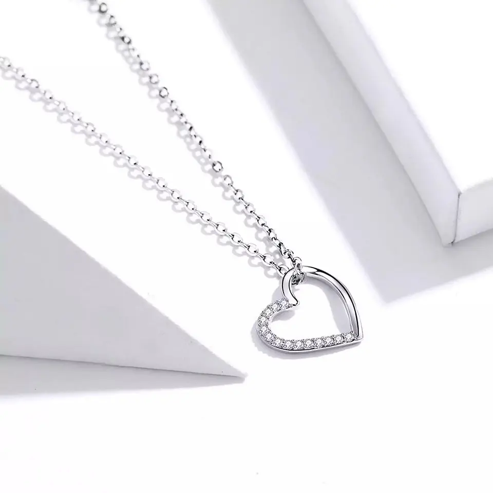 Collar Plata 925 Mini Corazon Circones 3