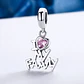 Charm Dije Plata 925 Amo a Mi Familia - Miniatura 6