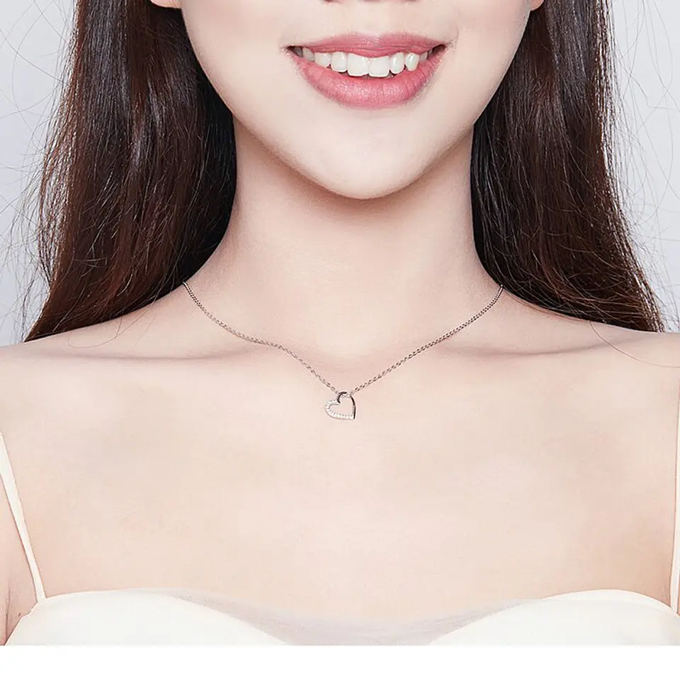 Collar Plata 925 Mini Corazon Circones 5