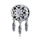 Charm Dije Plata 925 Atrapa Sueños Circular - Miniatura 1