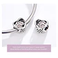 Charm Dije Plata 925 Corazon Patita Rosa Mascota - Miniatura 5