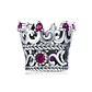 Charm Dije Plata 925 Corona De Reina - Miniatura 1