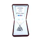 Collar Corazon Nudo Celta Plateado - Miniatura 2