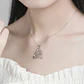 Collar Corazon Nudo Celta Plateado - Miniatura 3