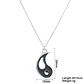 Collar Yin Yang Pareja Negro Blanco - Miniatura 5
